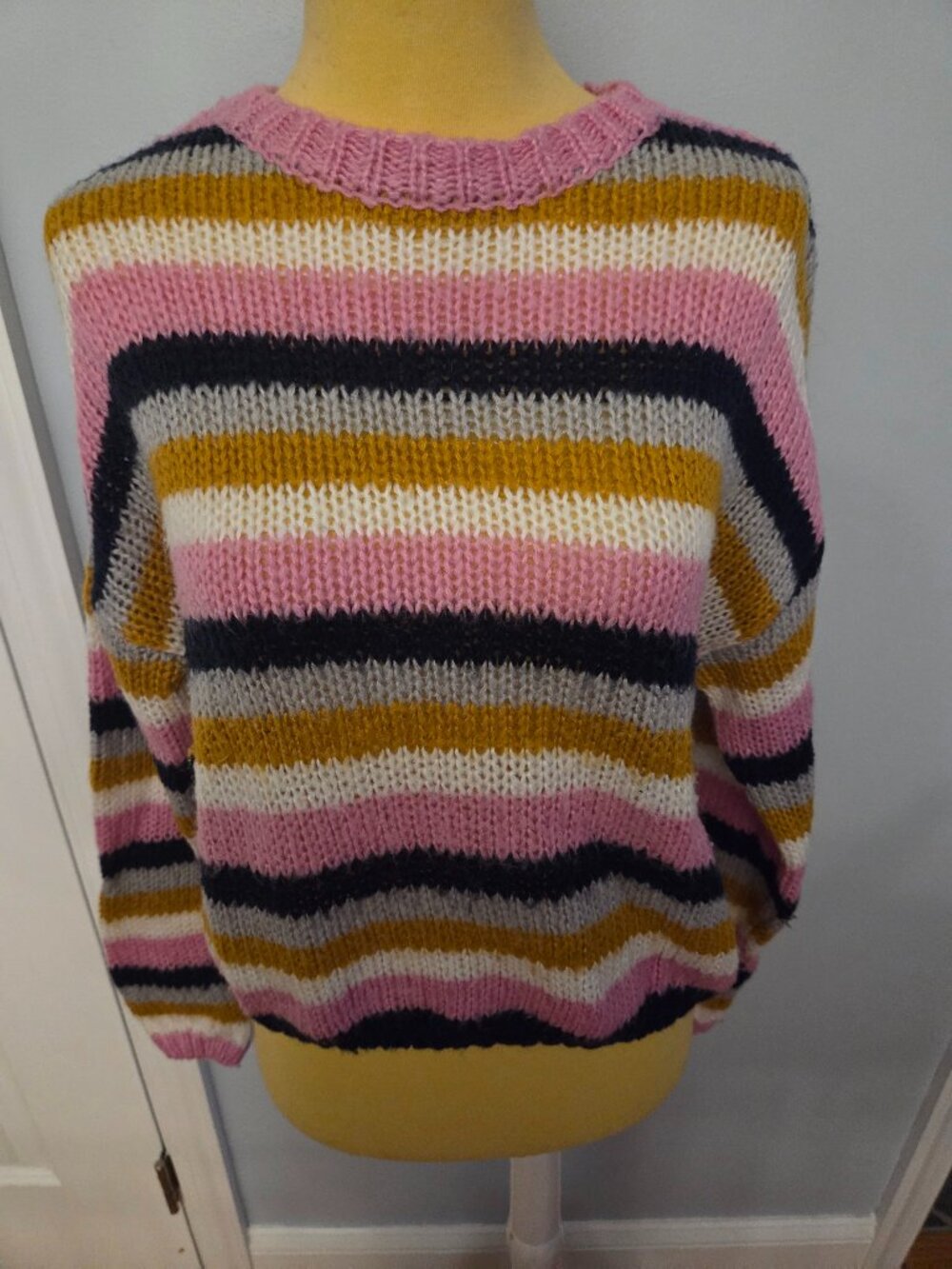 Charlotte Russe Striped Pullover Sweater